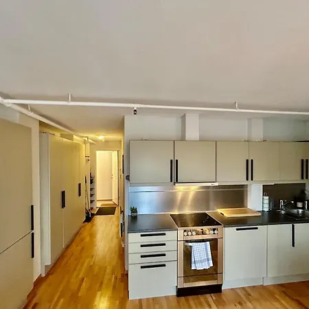 Top-floor Riverside Penthouse-parking - 1 Min Sentralstation Appartement Trondheim