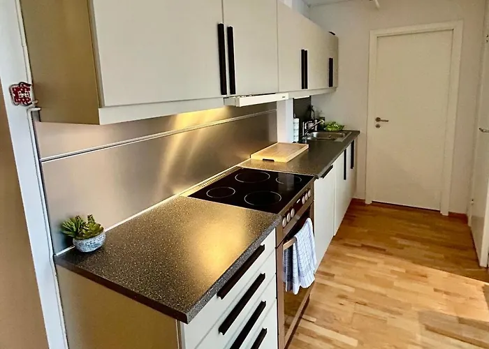 Appartement Top-Floor Riverside Penthouse-Parking - 1 Min Sentralstation