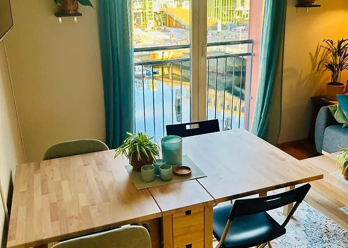 Appartement Top-Floor Riverside Penthouse-Parking - 1 Min Sentralstation Trondheim